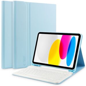 Tech-Protect SC Pen dėklas su klaviatūra iPad 10.9" (2022) – melsvas -- iPad 10.9" 2022