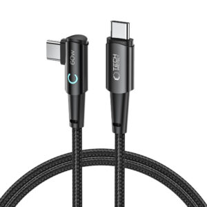 Tech-Protect UltraBoost L USB-C / USB-C 60W 6A laidas 1m - pilkas -- Cell phone cables
