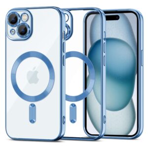 Tech-Protect MagShine MagSafe dėklas iPhone 15 – mėlynas -- iPhone 15