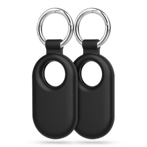 Tech-Protect Icon silikoninis dėklas SmartTag 2 – juodas, 2 vnt. -- Samsung Galaxy SmartTag 2