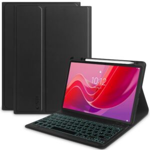 Tech-Protect SC rašiklis + klaviatūros dėklas su klaviatūra, skirtas Lenovo Tab M11 11" TB-330 - juodas