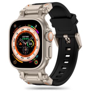 Tech-Protect Delta Pro dirželis, skirtas Apple Watch 4 / 5 / 6 / 7 / 8 / 9 / SE / Ultra 1 / 2 (42/44/45/49 mm) – juodas...
