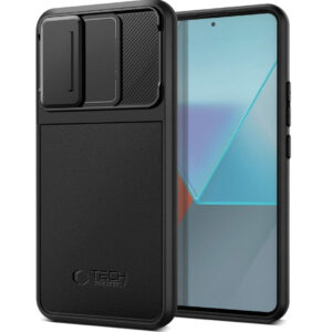 Tech-Protect Velar Cam+ dėklas Redmi Note 13 Pro 5G / Poco X6 5G – juodas -- Xiaomi Redmi Note 13 Pro