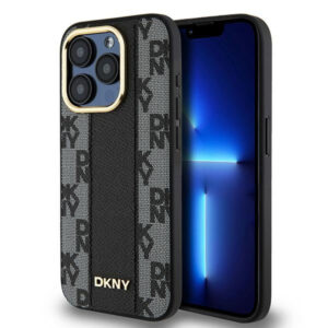 DKNY MagSafe dėklas iPhone 15 Pro – juodas
