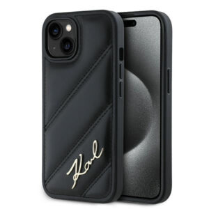 Karl Lagerfeld dėklas iPhone 15/14 Plus – juodas