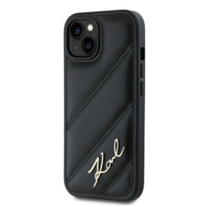 Karl Lagerfeld dėklas iPhone 15/14/13 (6,1") – juodas