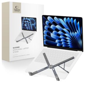 Tech-Protect ULS300 nešiojamojo kompiuterio stovas – pilkas -- Laptop Stands