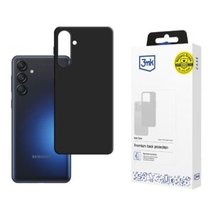 3mk matinis dėklas, skirtas Samsung Galaxy M55 – juodas -- Samsung Galaxy M55