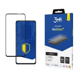 3mk NeoGlass juodas kompozitinis stiklas, skirtas Xiaomi Redmi K40 Pro+ 5G -- Redmi k40 Pro+ 5G