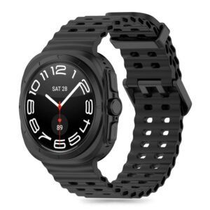 Tech-Protect IconBand Pro dirželis, skirtas Samsung Galaxy Watch Ultra (47 mm) – juodas -- Samsung Galaxy Watch Ultra