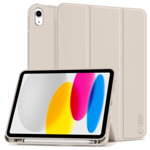 Tech-Protect SC rašiklio dėklas, skirtas iPad 10.9" 2022 - smėlio spalvos
