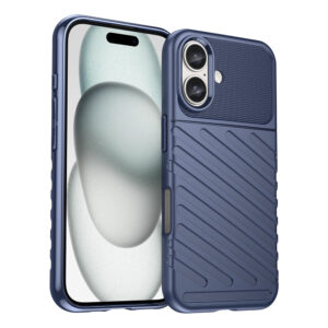 Thunder Case TPU dėklas iPhone 16 – mėlynas -- iPhone 16