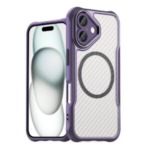 MagSafe TPU dėklas iPhone 16 – violetinis