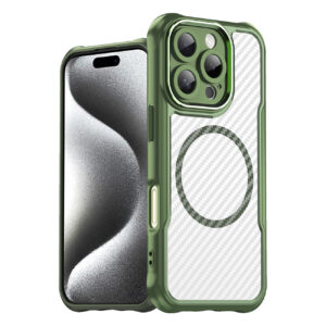 MagSafe TPU dėklas iPhone 16 Pro Max – žalias