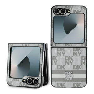DKNY dėklas Samsung Galaxy Z Flip6 – smėlinis