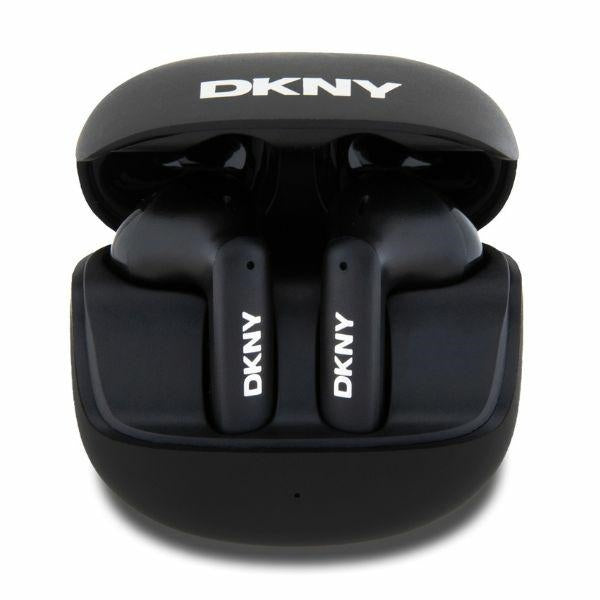 DKNY TWS BT Satiny Finish ausinės – juodos