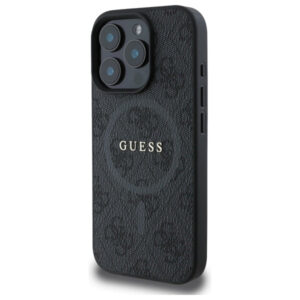 Guess MagSafe dėklas iPhone 16 Pro Max – juodas