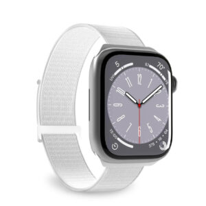 Puro Sport Nylon dirželis Apple Watch 42 / 44 / 45 / 49 mm - baltas -- Apple Watch
