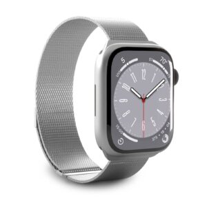 Puro Milanese nerūdijančio plieno dirželis Apple Watch 42 / 44 / 45 / 49 mm - Sidabrinis -- Apple Watch