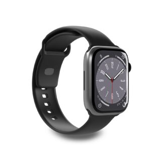 Puro Icon silikoninis dirželis Apple Watch 42 / 44 / 45 / 49 mm - Juodas (2 vnt.) -- Apple Watch