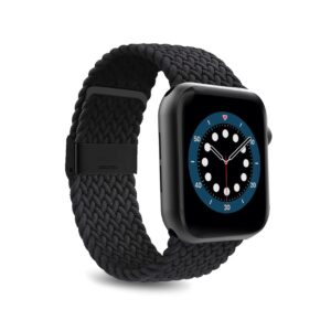 Puro Loop nailoninis dirželis Apple Watch 38 / 40 / 41 mm - juodas -- Apple Watch