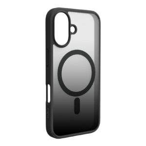 Puro Gradient MagSafe silikoninis dėklas iPhone 16 – juodas