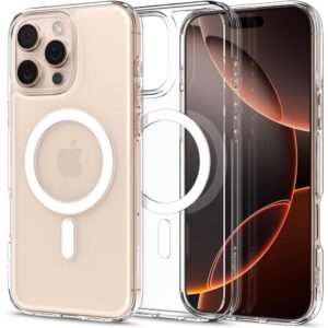 Spigen Ultra Hybrid MagSafe dėklas iPhone 16 Pro – baltas