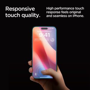 Spigen EZ Fit privatumo stiklas iPhone 16/17 Pro Max (2 vnt.)
