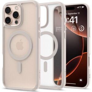 Spigen Ultra Hybrid MagSafe dėklas iPhone 16 Pro Max – titano