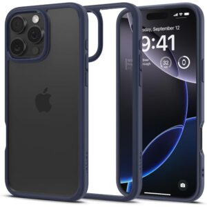 Spigen Ultra Hybrid dėklas iPhone 16 Pro Max – mėlynas