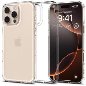 Spigen Ultra Hybrid dėklas iPhone 16 Pro Max – skaidrus