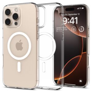Spigen Liquid Crystal MagSafe dėklas iPhone 16 Pro Max – skaidrus