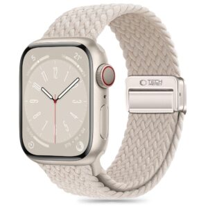 Tech-Protect Nylonmag dirželis, skirtas Apple Watch 4/5/6/7/8/9/SE (38/40/41 mm) – smėlio spalvos -- Apple Watch 4