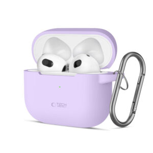 Tech-Protect silikoninis dėklas AirPods 3 – violetinis -- AirPods 3