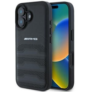 AMG odinis dėklas iPhone 16 6.1 – juodas