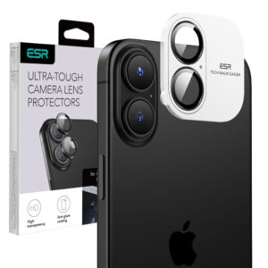 ESR Armorite kameros stikliukas iPhone 16/16 Plus – juodas -- iPhone 16 / iPhone 16 Plus