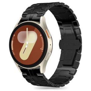„Tech-Protect“ nerūdijančio plieno juostelė, skirta „Samsung Galaxy Watch 4 / 5 / 5 PRO / 6 / 7 / FE“ - juoda -- Samsung...