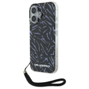 Karl Lagerfeld hardcase dėklas iPhone 16 Plus – violetinis