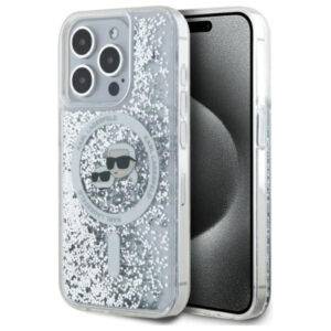 Karl Lagerfeld blizgus MagSafe dėklas iPhone 15 Pro Max