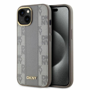 DKNY MagSafe dėklas iPhone 14 – smėlio spalvos