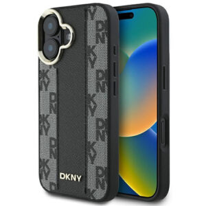 DKNY MagSafe dėklas iPhone 16 Plus – juodas