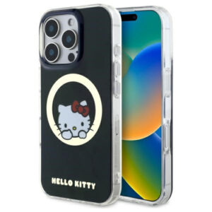 Hello Kitty MagSafe dėklas iPhone 16 Pro Max – juodas