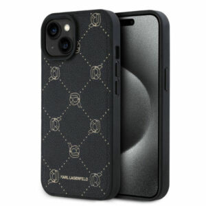 Karl Lagerfeld MagSafe dėklas iPhone 15 – juodas