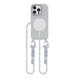 MagSafe dėklas su virvele iPhone 16 Pro Max – pilkas -- iPhone 16 Pro Max