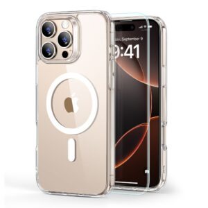 ESR HaloLock MagSafe dėklas iPhone 16 Pro Max + stiklas -- iPhone 16 Pro Max