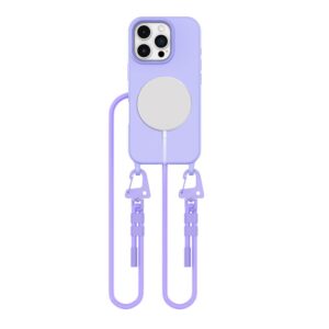 Tech-Protect MagNecklace MagSafe dėklas iPhone 16 Pro – violetinis -- iPhone 16 Pro