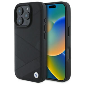 BMW odinis dėklas iPhone 16 Pro Max – juodas