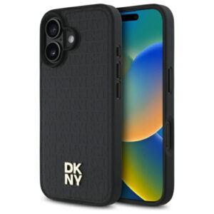 DKNY MagSafe dėklas iPhone 16 – juodas
