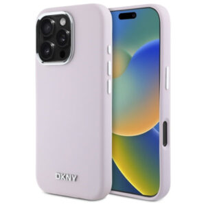 DKNY MagSafe dėklas iPhone 16 Pro Max – rožinis