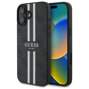 Guess MagSafe dėklas iPhone 16 – juodas